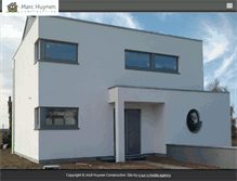 Tablet Screenshot of huynenconstruction.eu